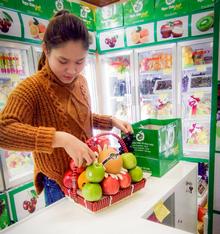 Giỏ hoa quả Chúc mừng 20-10