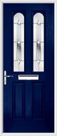 2 Panel 2 Arch Composite Door regal diamond glass