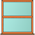 Style 2 oak window