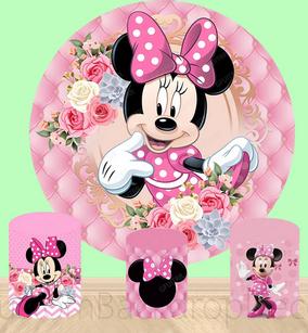 MINNIE MOUSE FABRIC BACKDROP COVER FOR RENT