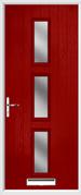 3 Square Composite Door obscure glass