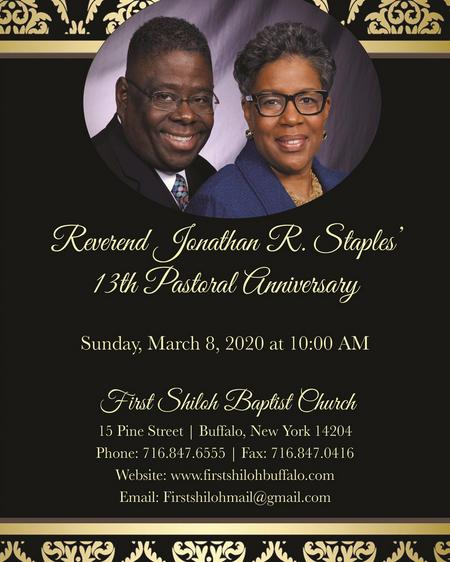 Pastor Jonathan R Staples 13th Pastoral Anniversary Service Photo ...