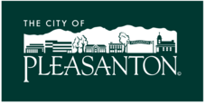 City of Pleasanton Logo, redirects to City of Pleasanton website
