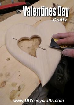 DIY Etched Wooden Hearts 