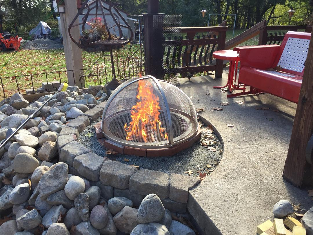 Fire Pit Spark Screens