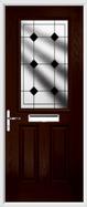 2 Panel 1 Square Composite Door resin lead