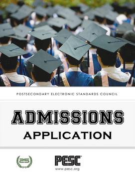 Admissions Application PESC Approved Standard