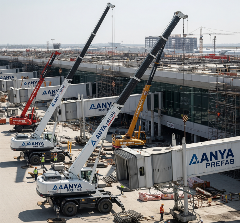 AANYA PREFAB PRECAST WALL AIRPORT