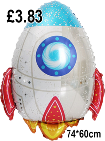 Alien and Spaceship Astronaut Balloon