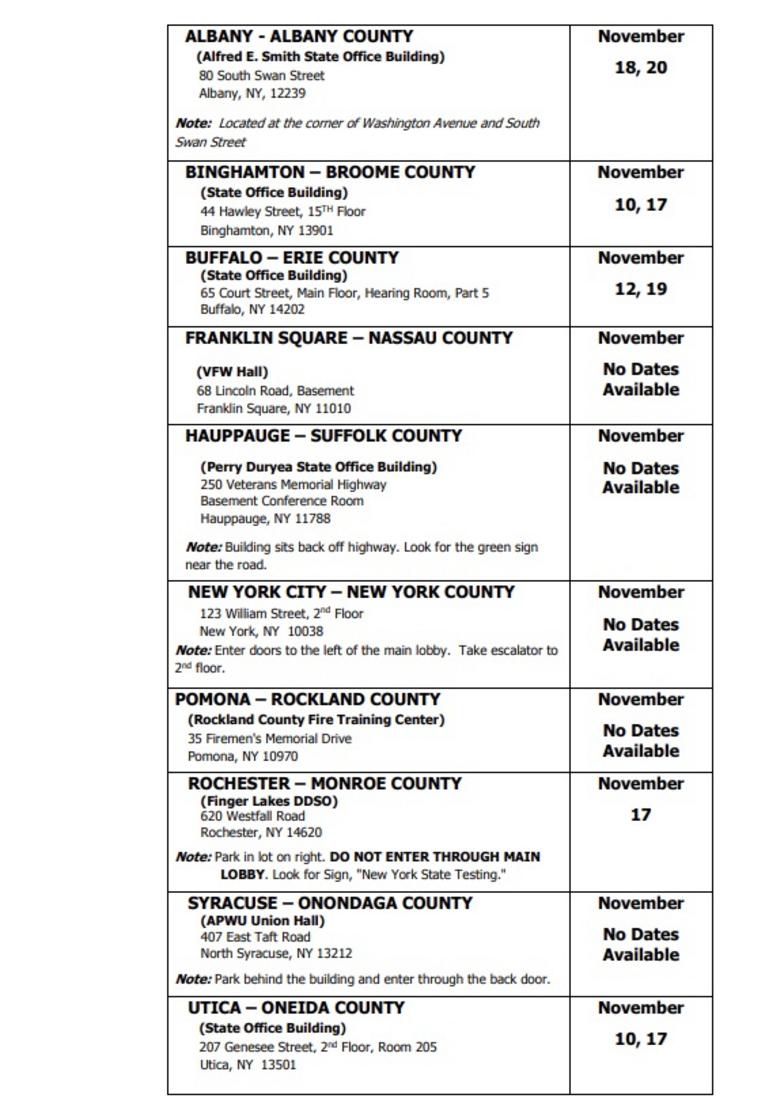 NY Notary Exam Schedule Prep