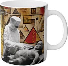 Alien Autopsy Super XX White Mug, 11oz