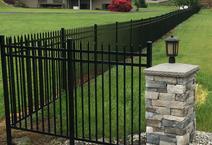 ornamental fence built by all american fence contractor and fence company