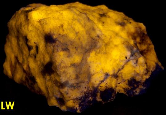 fluorescent SCAPOLITE WERNERITE Meionite-Marialite, TREMOLITE, Pyrite – Grenville Scapolite Prospect, Grenville-sur-la-Rouge, Argenteuil RCM, Laurentides, Quebec, Canada - ex Alan Delany SB#31-47