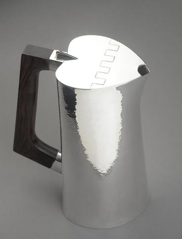 Hand fabricated sterling silver coffee pot - Kevin O'Dwyer