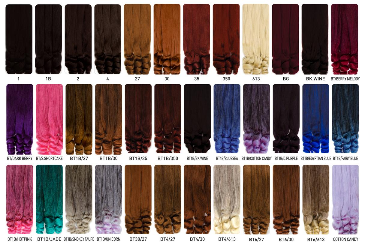 Hair Color Ideas: Braiding Hair Color Number Chart