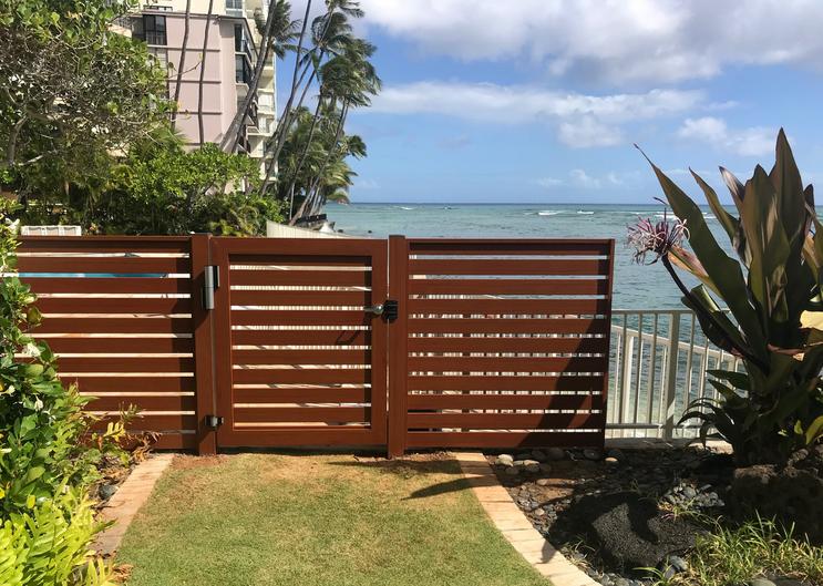 Island Style Gates, Aluminum Gates, Aluminum gates Hawaii, custom aluminum gates , Privacy Gates Oahu, Modern Aluminum Gates