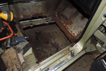 1965 Ford Thunderbird Floor Repair