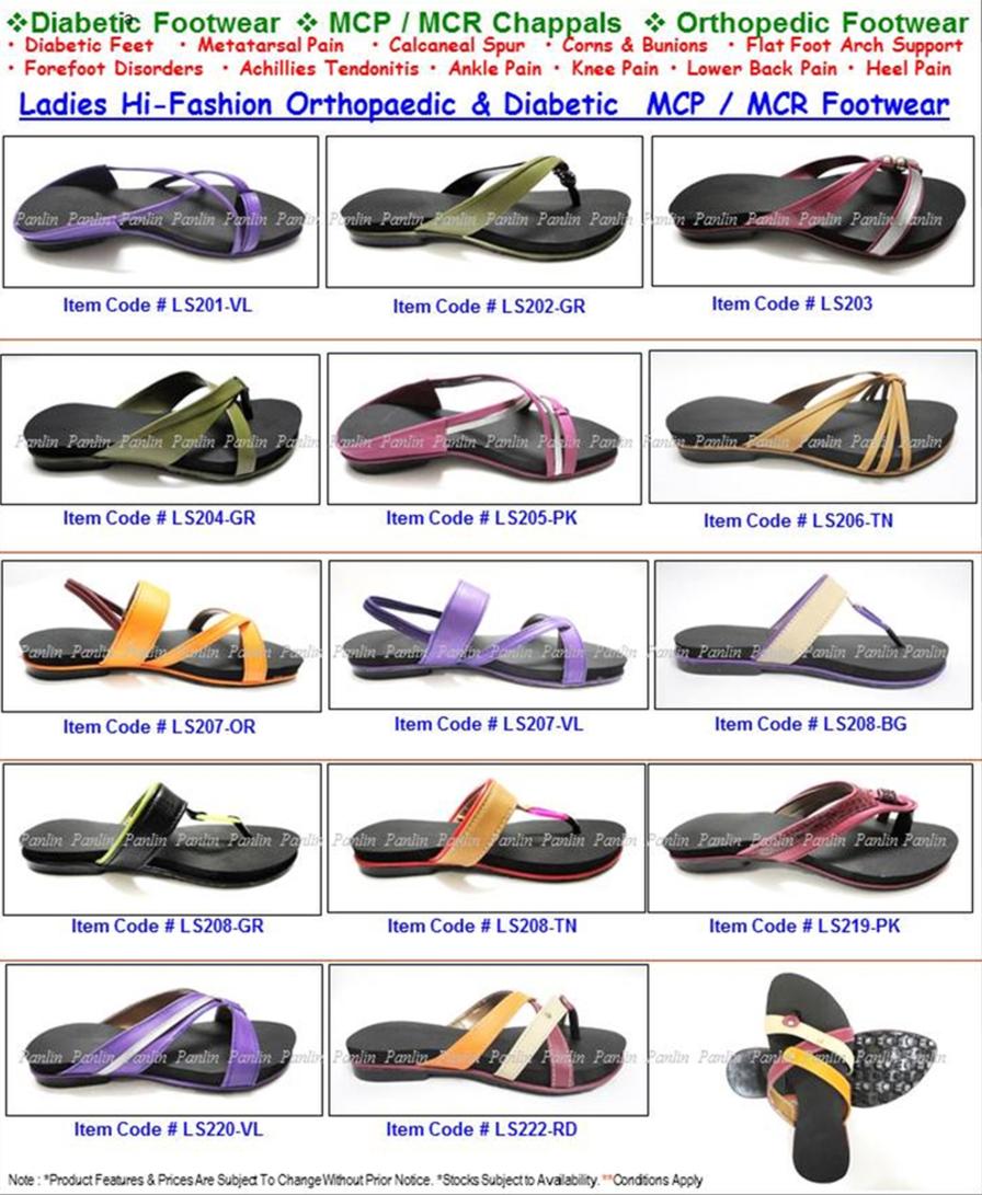 Diabetic Footwear India MCR Chappals MCR Sandals Customizated