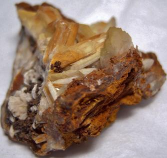 fluorescent CERUSSITE - Superfund site - Bunker Hill Mine (Tyler; Stemwinder; Bunker Hill and Sullivan; Bunker Chance Mine), Bunker Hill properties, Kellogg, Coeur d'Alene District, Shoshone County, Idaho, USA