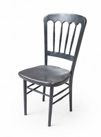silla versalles plata de madera