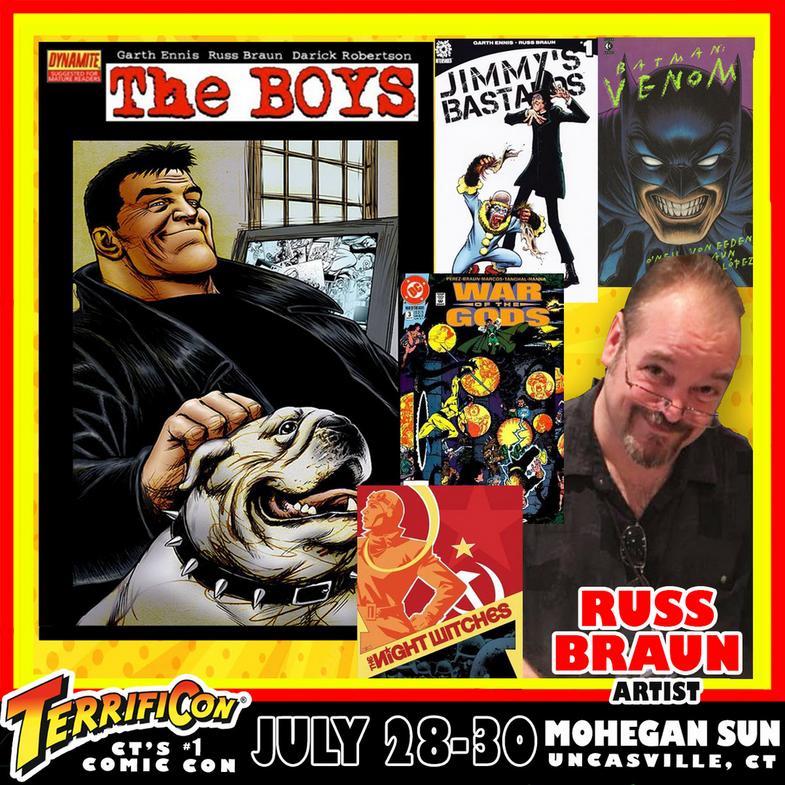 RUSS BRAUN terrificon Connecticut's #1 comic con