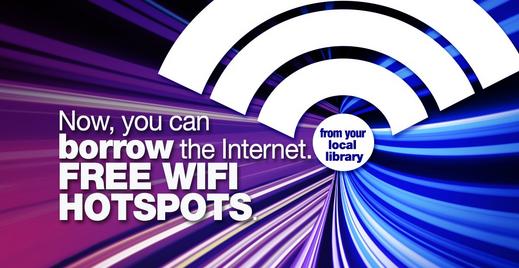 Borrow WiFI Hotspots for free
