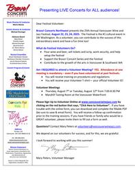 2025 Volunteer Letter
