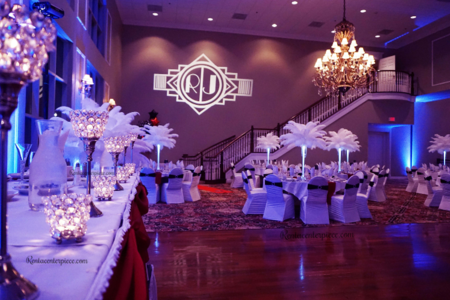 Rent Ostrich Feather centerpieces Los Angeles California