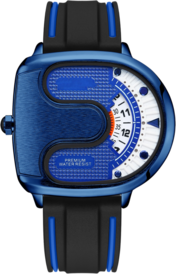 Futuristic Large Dial Men's Quartz Watch