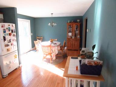 newly painted kitchen.