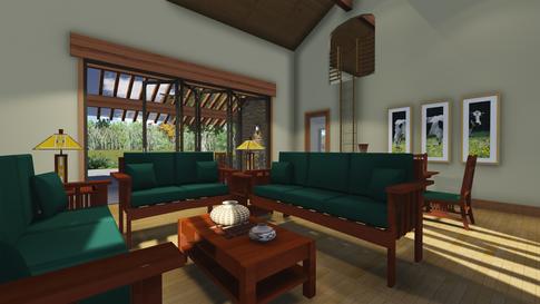 Lake House 3DGreenPlanetArchitects.com great room