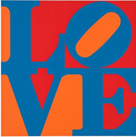 Robert Indiana Garden of Love Phlox