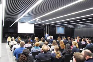 Lyal S. Sunga lectures at the ICC in The Hague Netherlands