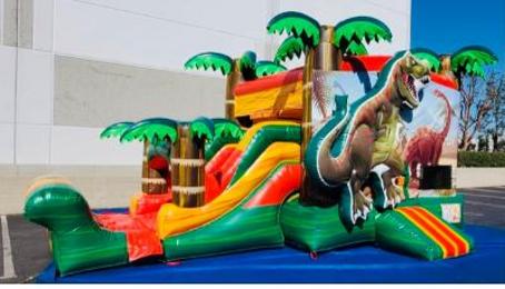 17' Dino Slide - Jumpy Thingz Party Rentals