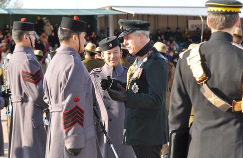 Prince Charles and Gurkhas in 2011