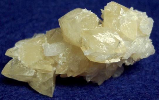 fluorescing CALCITE with CELESTINE - Clay Center, Ottawa County, Ohio, USA - ex Eric Meier, Broken Back Minerals