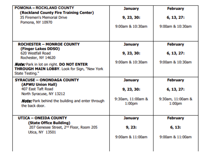 NY Notary Exam Schedule Prep