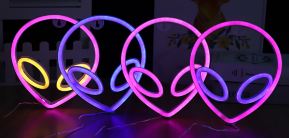 LED Alien Neon Wall Hanging Lamp