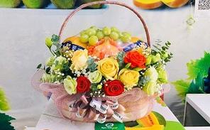 giỏ hoa quả nhập khẩu