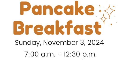 Pancake Breakfast Nov 3