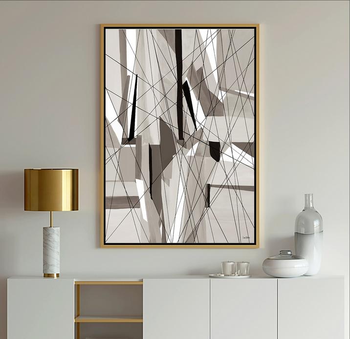 Gray Art, Abstract Art, Dubois Art