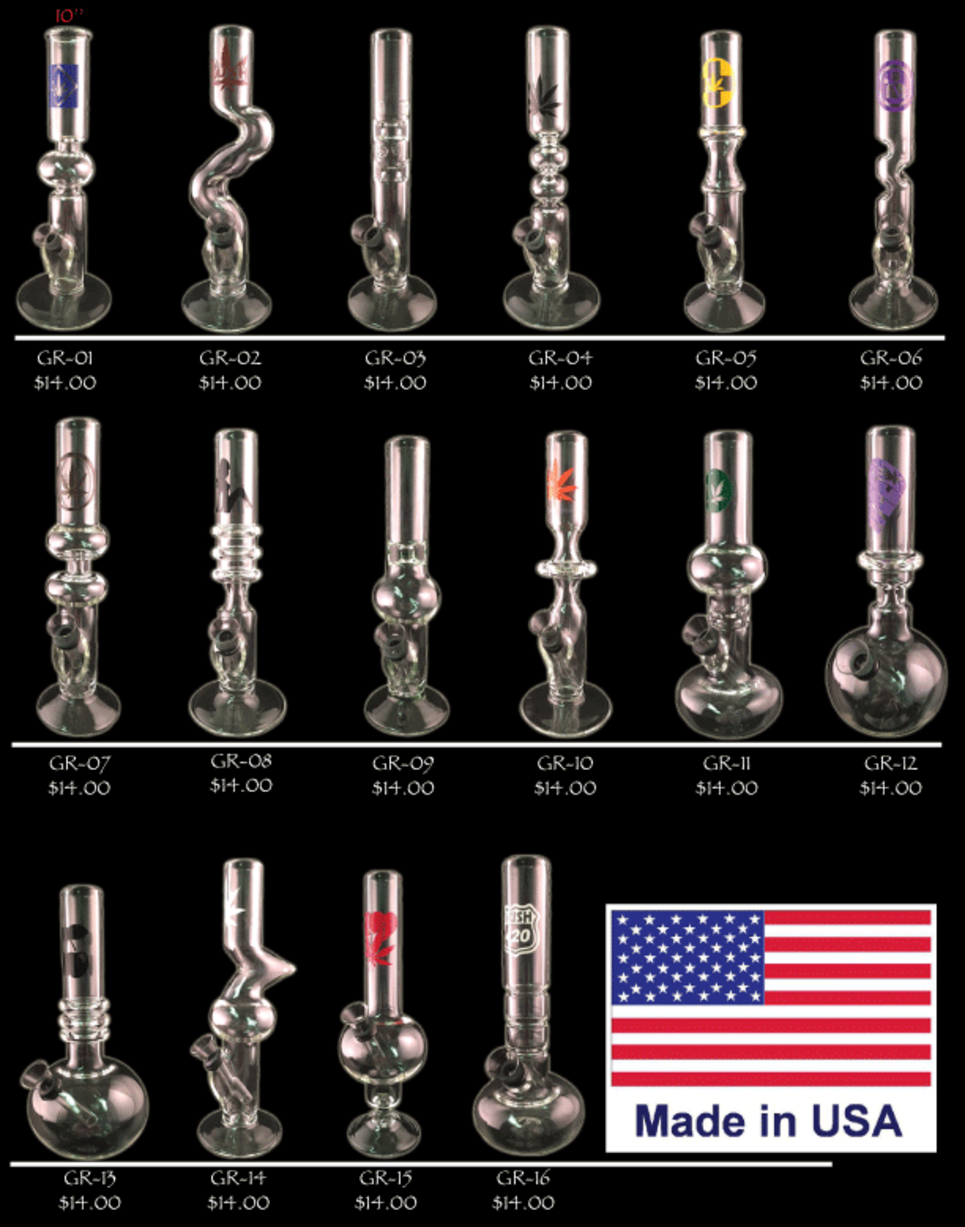 Made in USA Glass Water Pipes