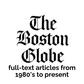 Boston Globe full-text articles