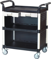 3 shelf plastic cabinet service carts, utility carts, service trolley manufacturer