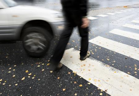 A person in need of a pedestrian accident lawyer in Worcester, MA.