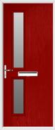 2 Square Composite Door obscure glass