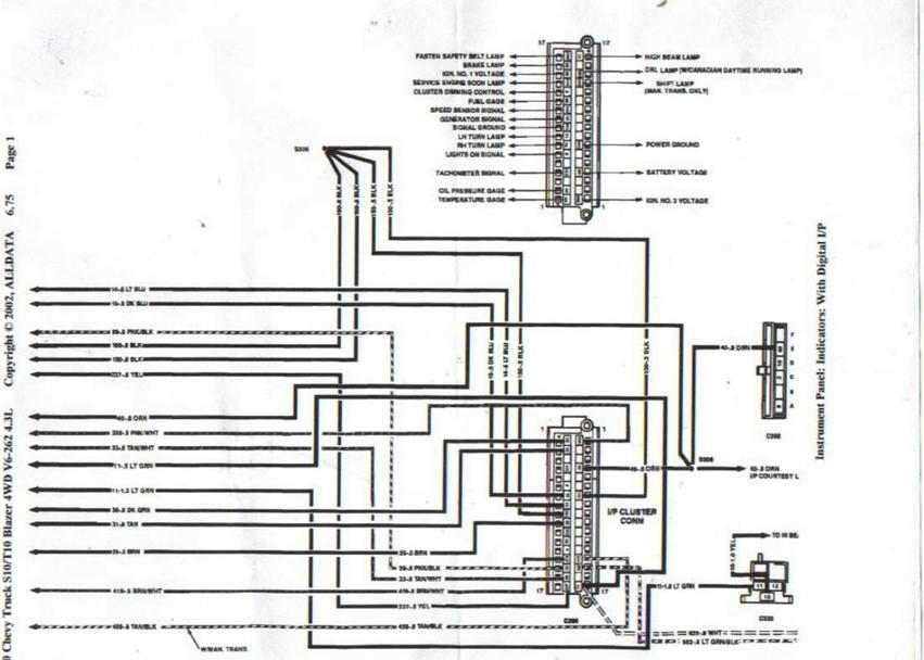 Silverado Instrument Cluster Wiring Diagram - Complete Wiring Schemas