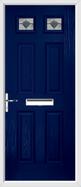 4 Panel 2 Square Door monza glass
