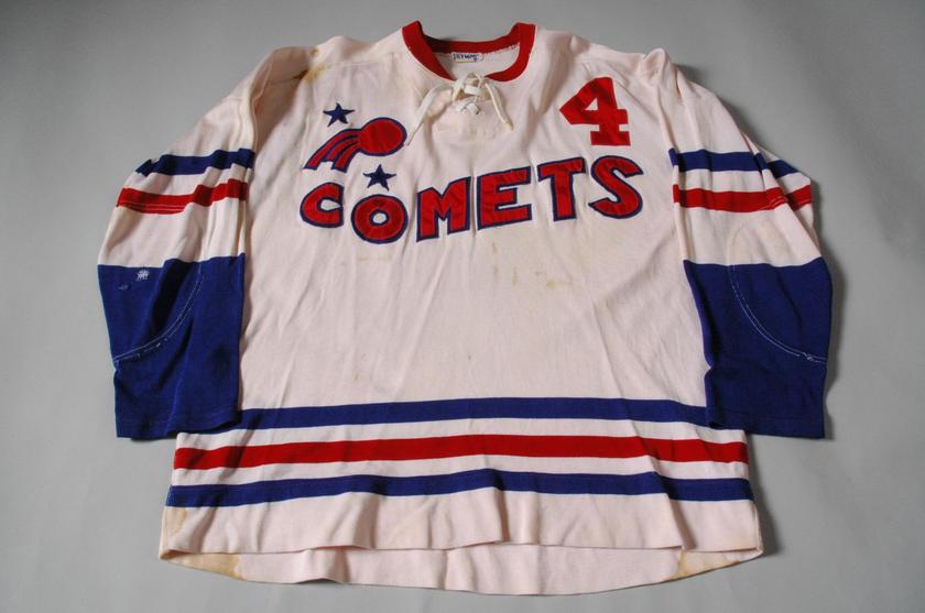 Comets White Hockey Jersey