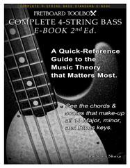 Complete 4-String Bass E-Book Fretboard Toolbox